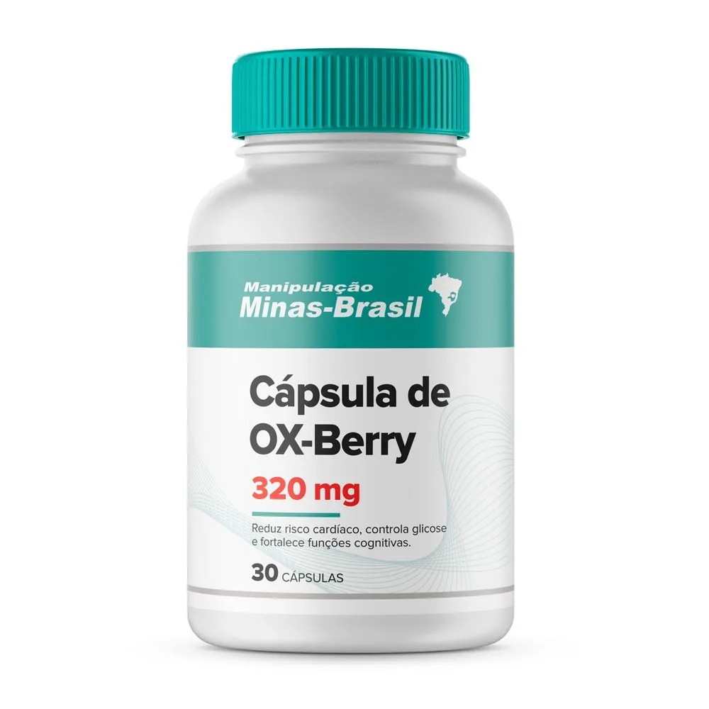 Cápsula De OX- Berry 320Mg - 30 Cápsulas