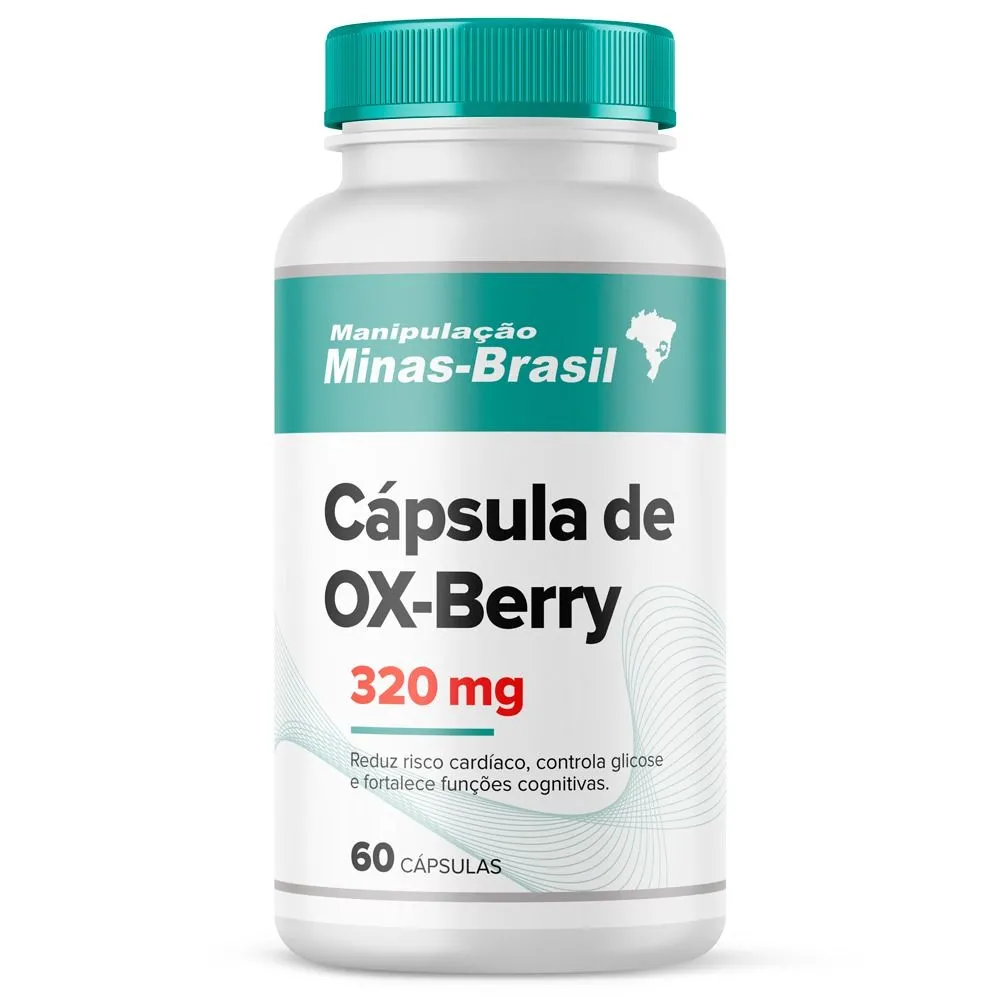 Cápsula De OX- Berry 320Mg - 60 Cápsulas