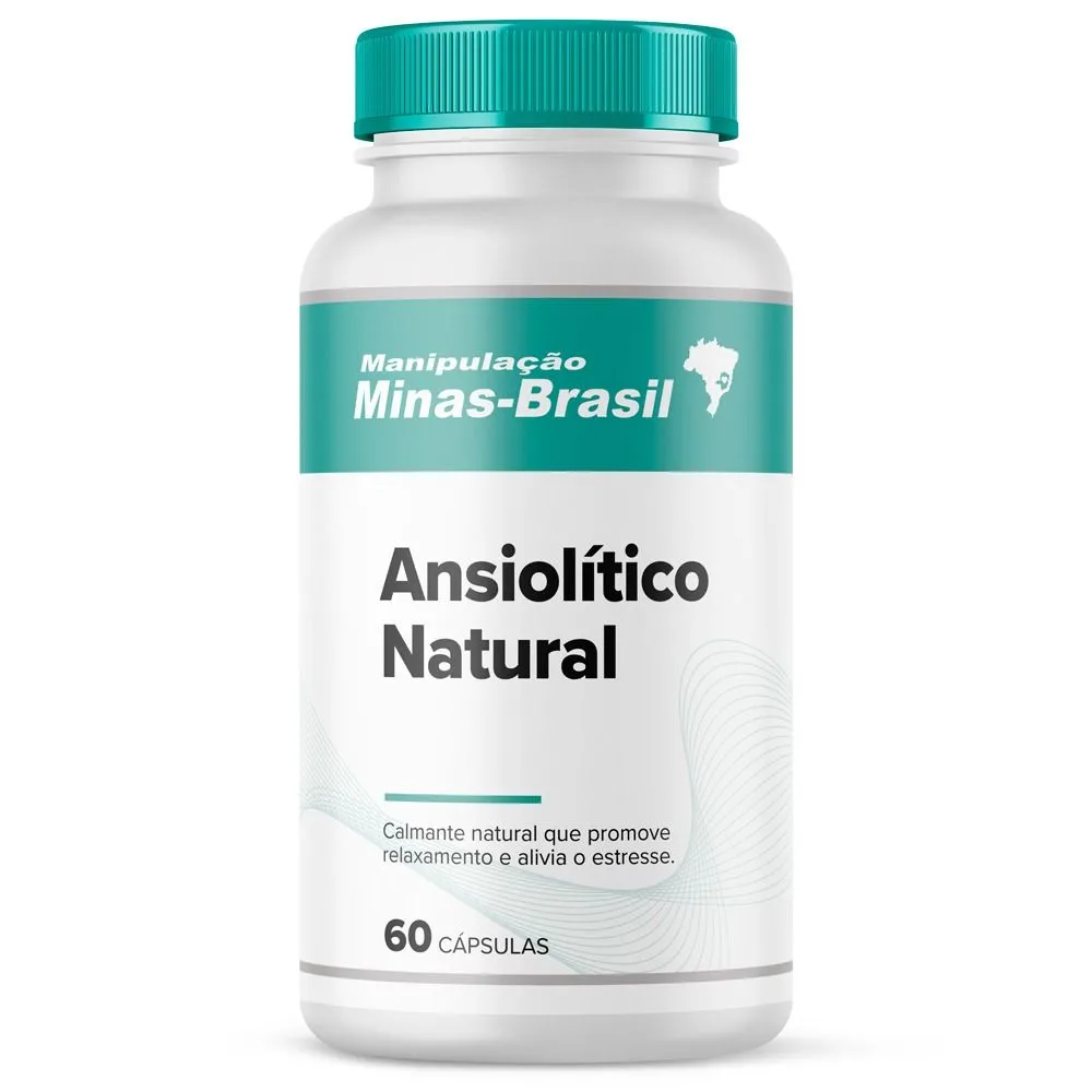 Cápsulas de Ansiolítico Natural Com 60 Cápsulas