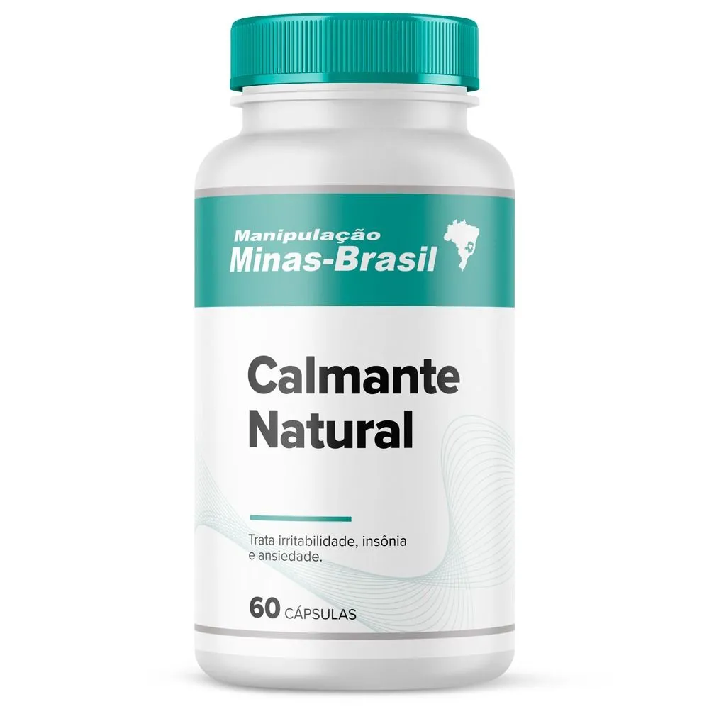 Cápsulas de Calmante Natural Com 60 Cápsulas