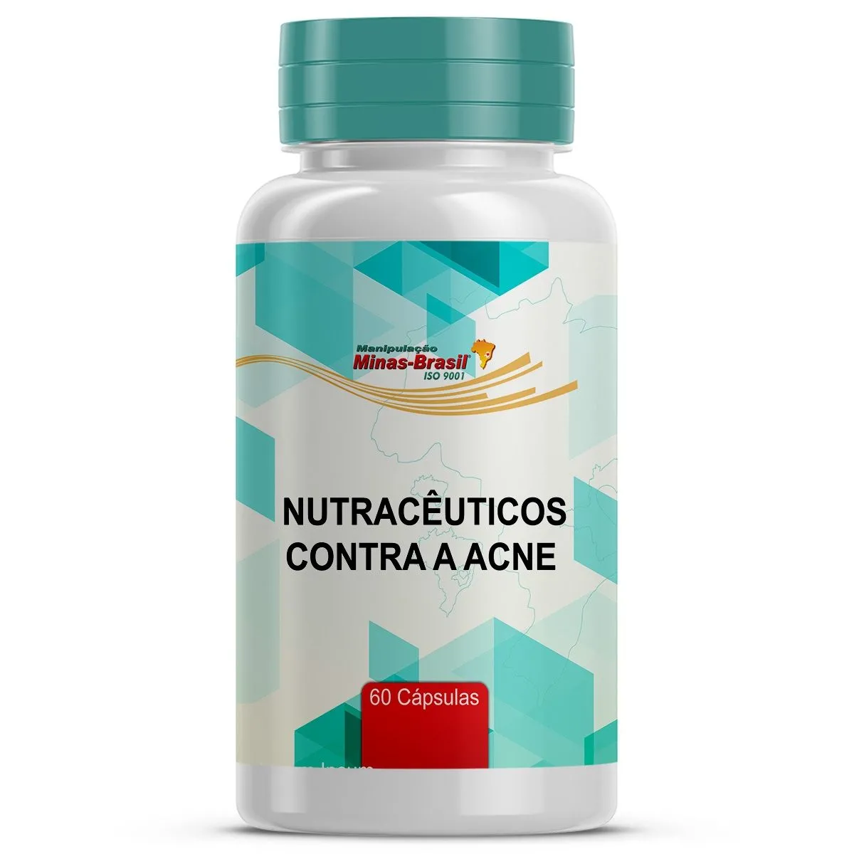 Cápsulas Nutracêuticos Contra A Acne Com 60 Cápsulas