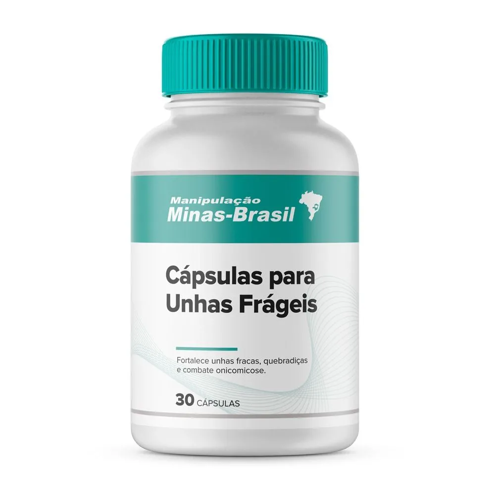 Cápsulas Para Unhas Frageis 30 Cápsulas