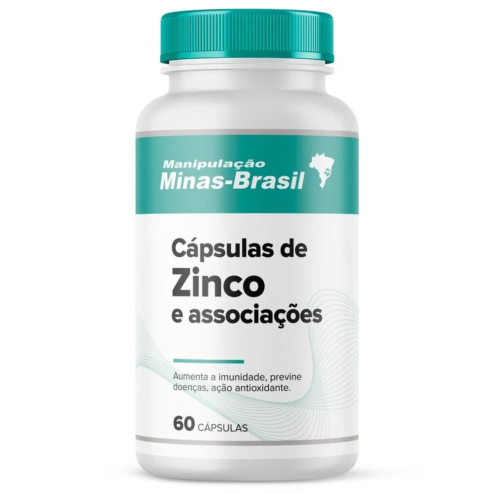 Cápsulas Zinco Selênio Vitamina E 60 cápsulas