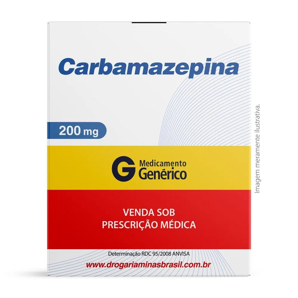 Carbamazepina 200Mg Com 30 Comprimidos Genérico Teuto