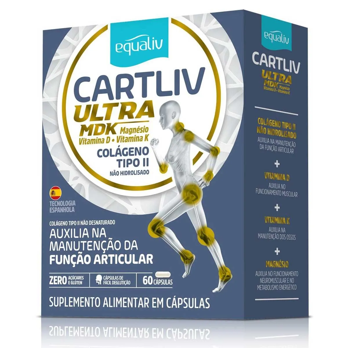 Cartliv Ultra MDK Colágeno Tipo 2 Equaliv 60 Cápsulas