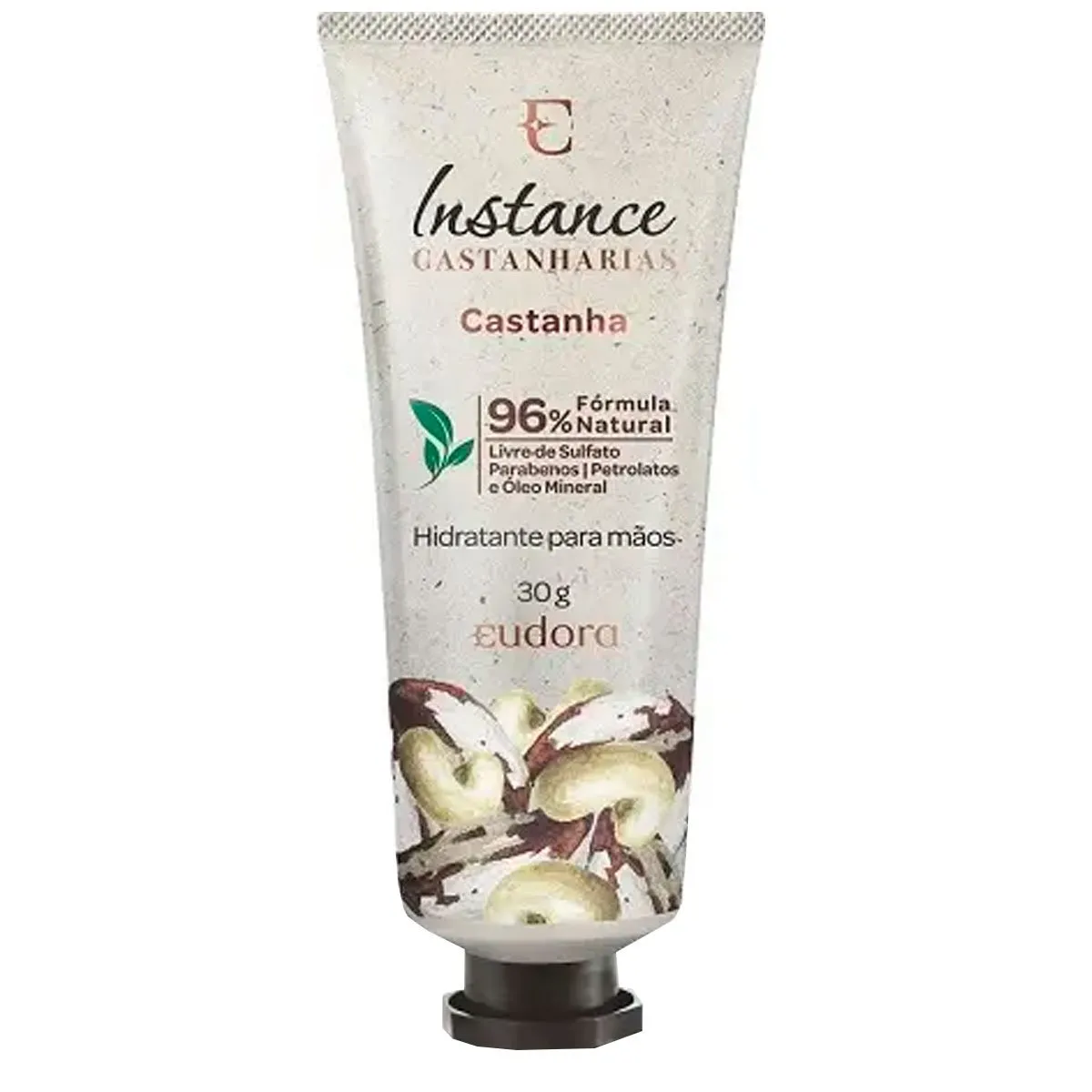 Creme Hidratante Desodorante Para Mãos Instance Eudora 30g Castanhas