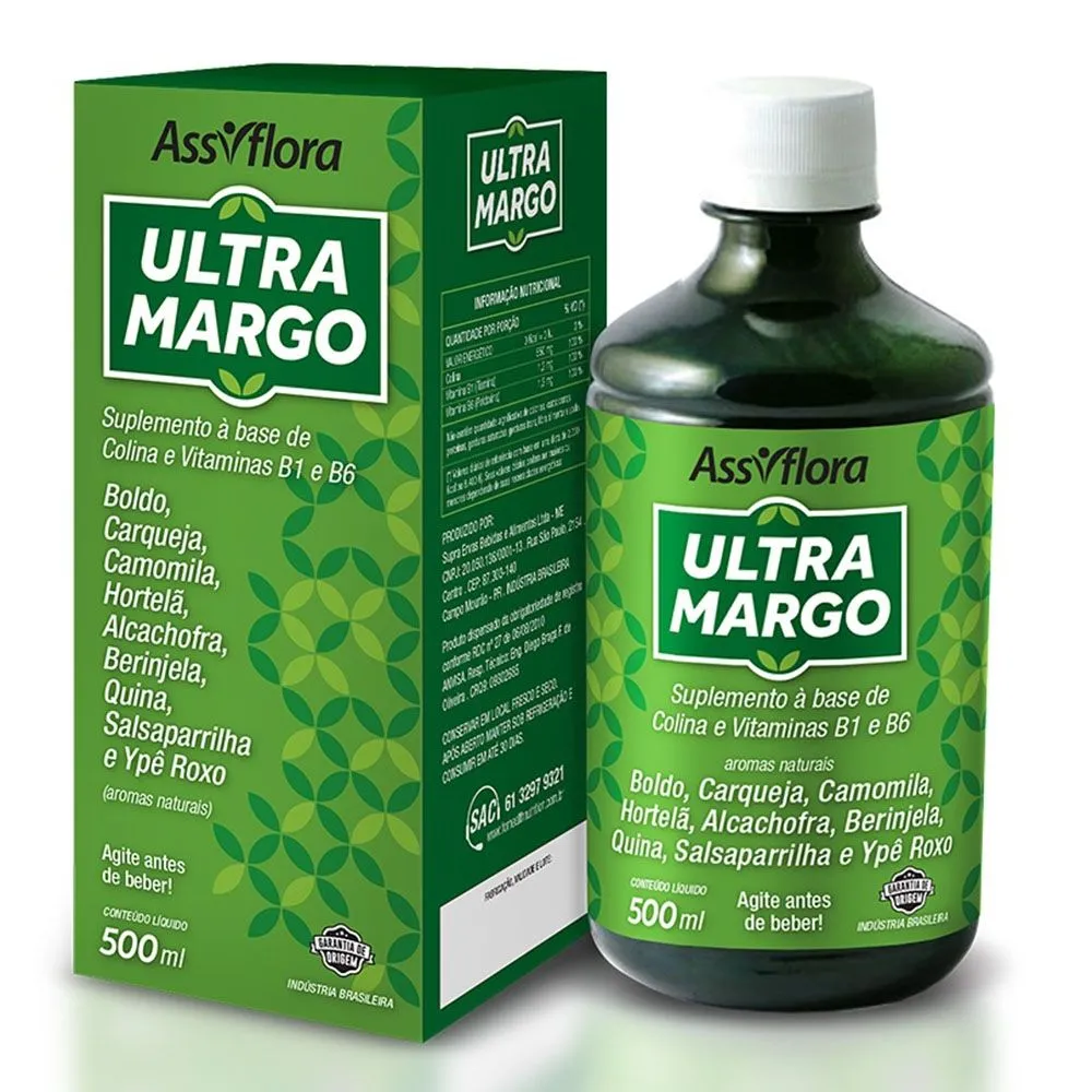 Chá Ultra Margo 500ml Assiflora