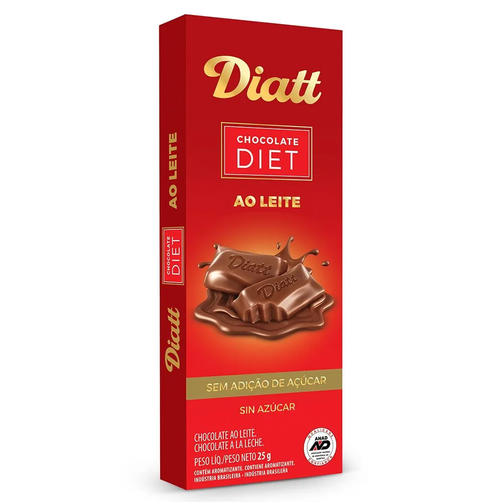 Chocolate Ao Leite Diatt Diet 25G