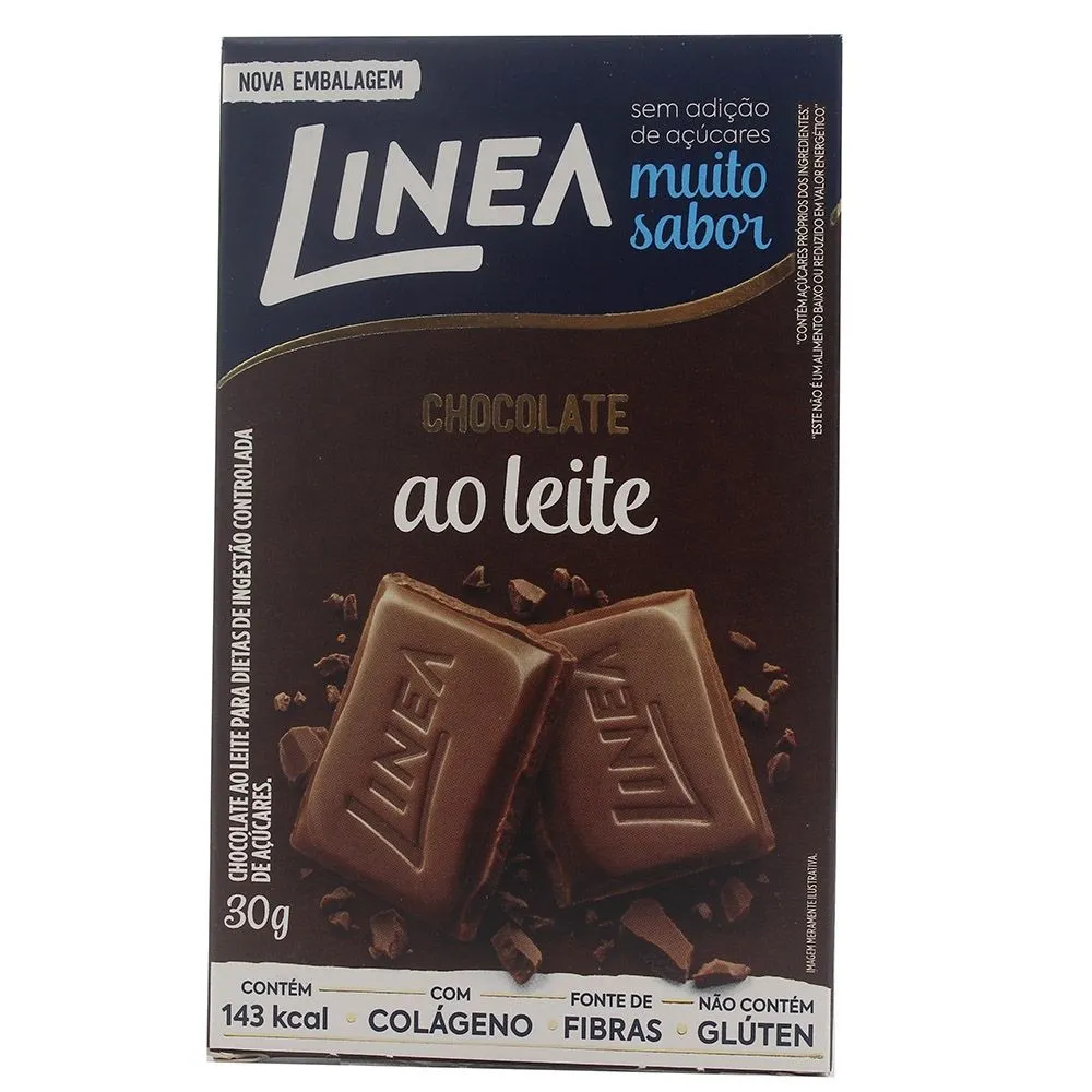 Chocolate Ao Leite Diet Linea 30Gr