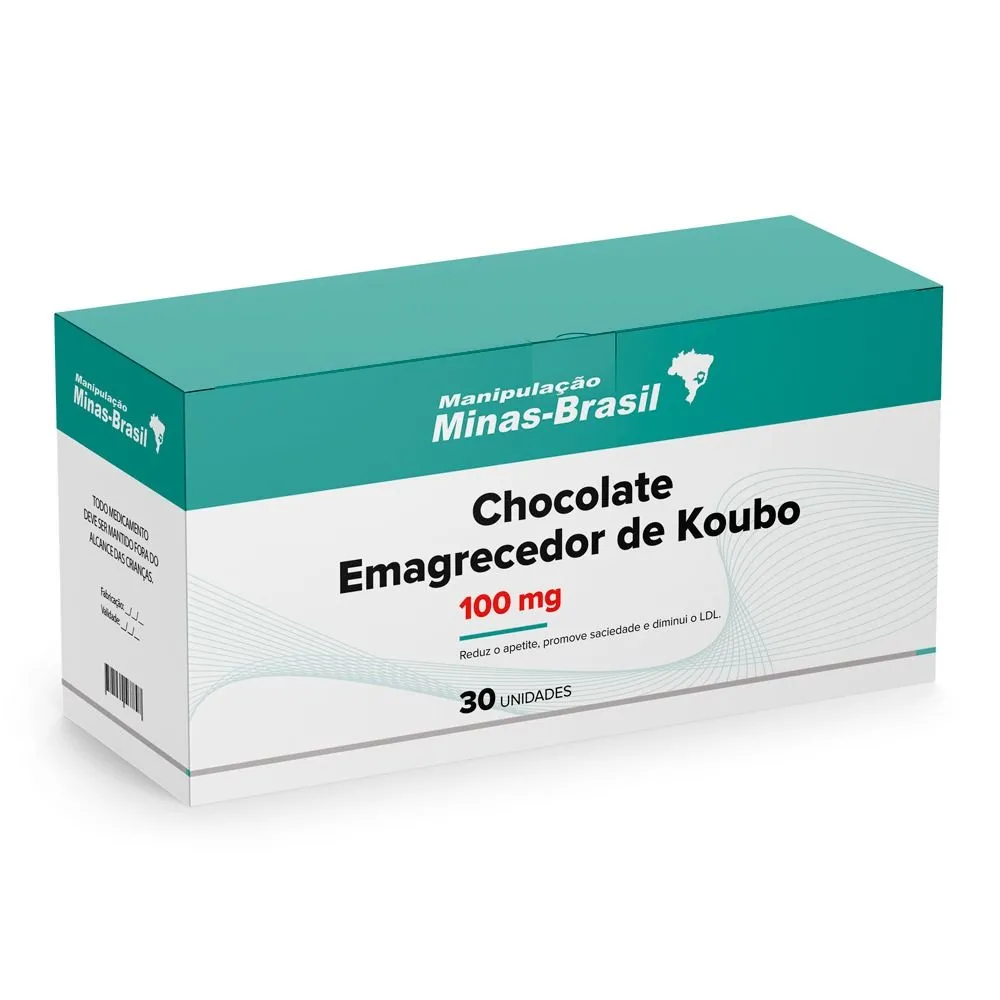 Chocolate Emagrecedor de Koubo 100Mg - 30 Unidades