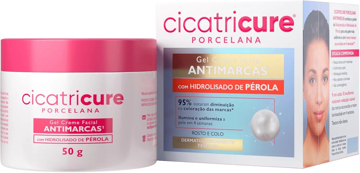 Cicatricure Porcelana Gel Creme Facial 50g