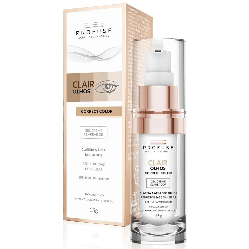 Clair Olhos Correct Color Gel Creme Clareador Profuse 15g