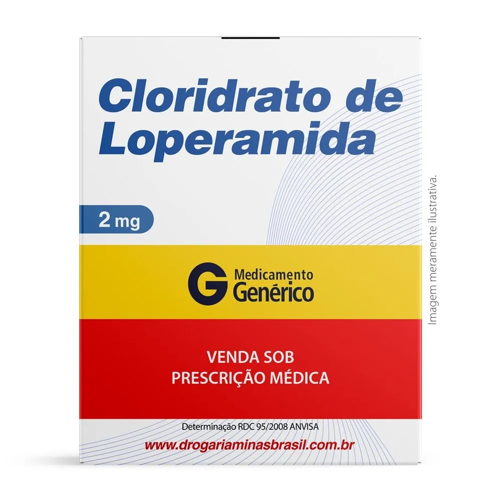 Cloridrato de Loperamida 2mg Com 12 Comprimidos Genérico Globo