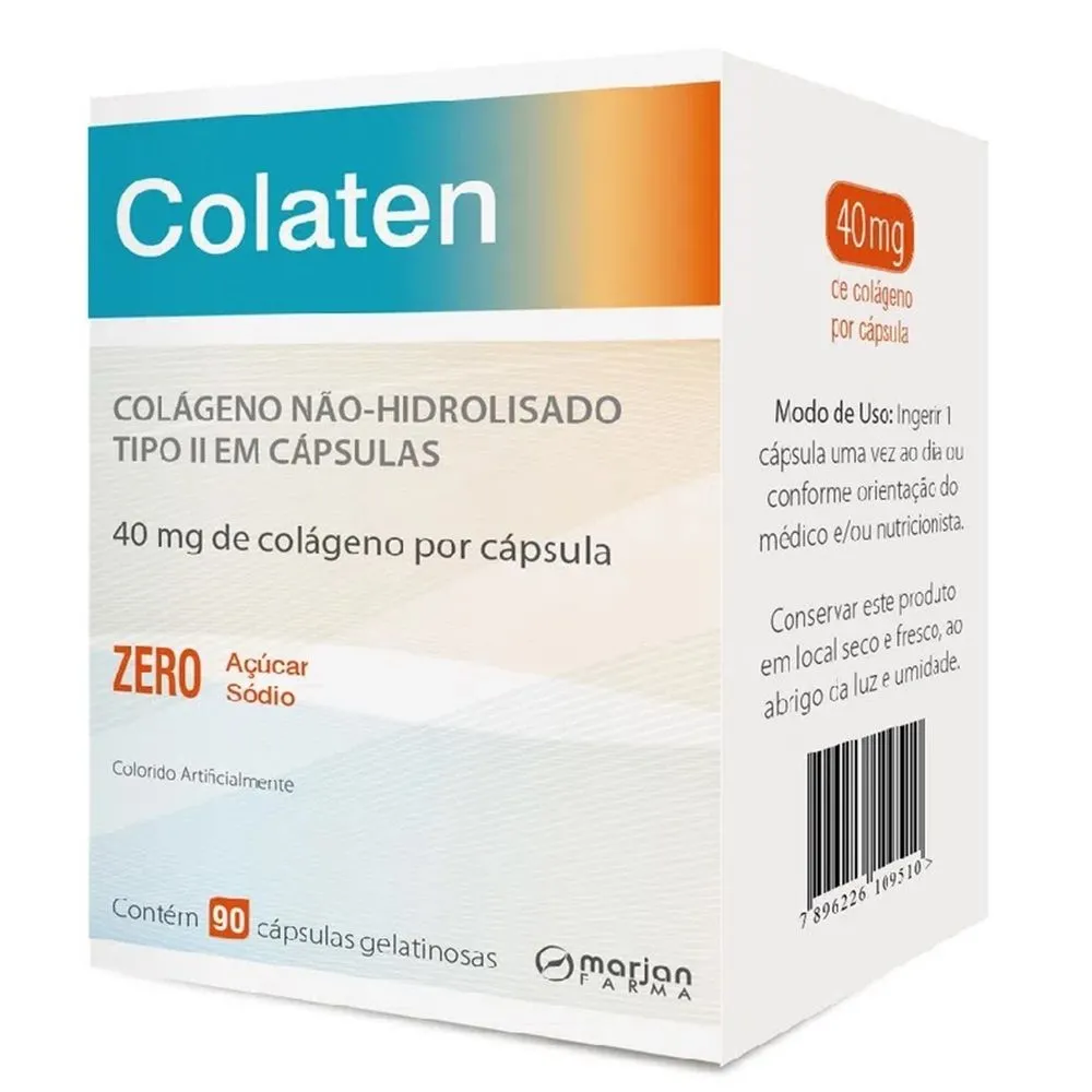 Colagen 40Mg Com 90 Cápsulas Marjan