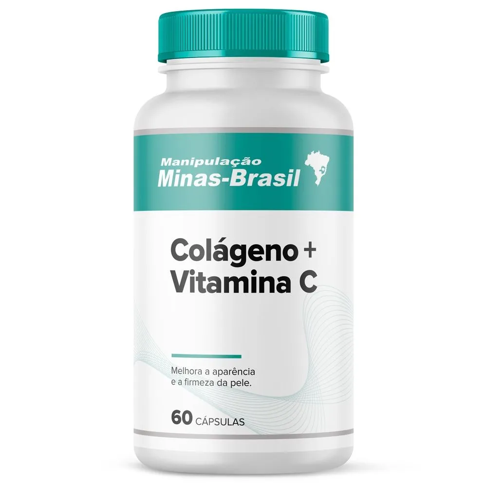 Colágeno 300 Mg Vitamina C 300 Mg - 60 Cápsulas