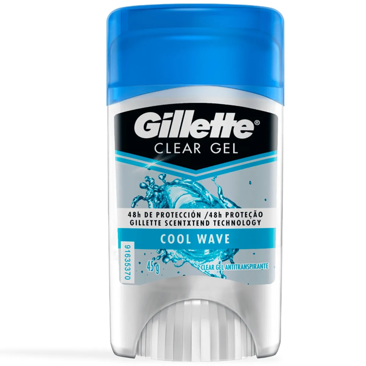 Desodorante Antitranspirante Cool Wave Gillette Clear Gel 45g