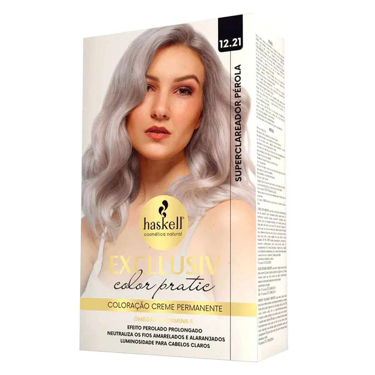 Coloração Excllusiv Color Pratic 12.21 Superclareador Pérola Haskell