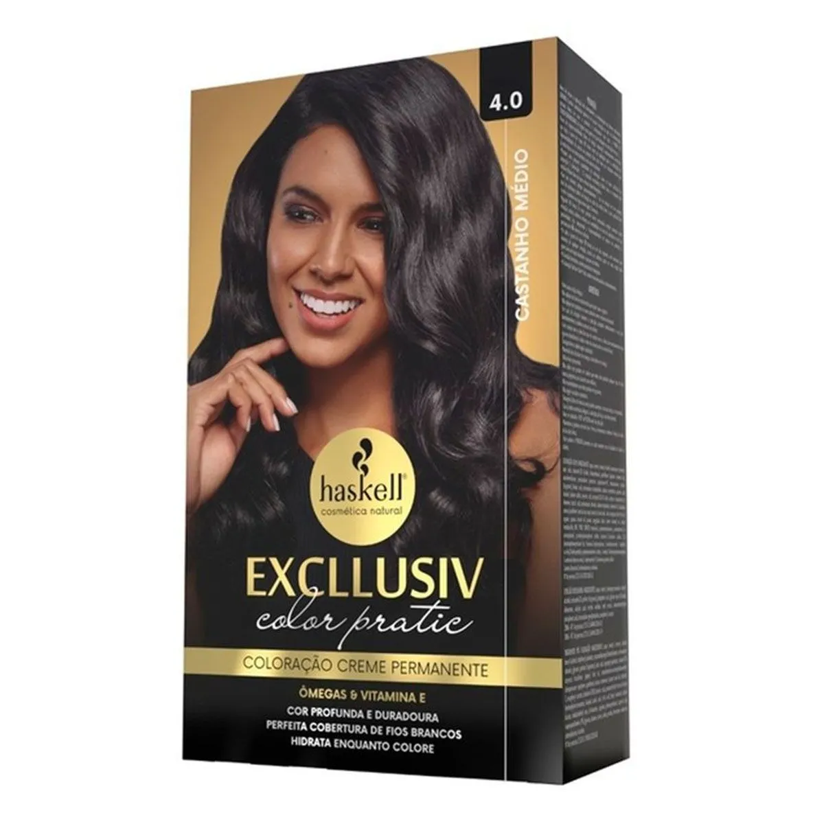 Coloração Excllusiv Color Pratic 4.0 Castanha Médio Haskell