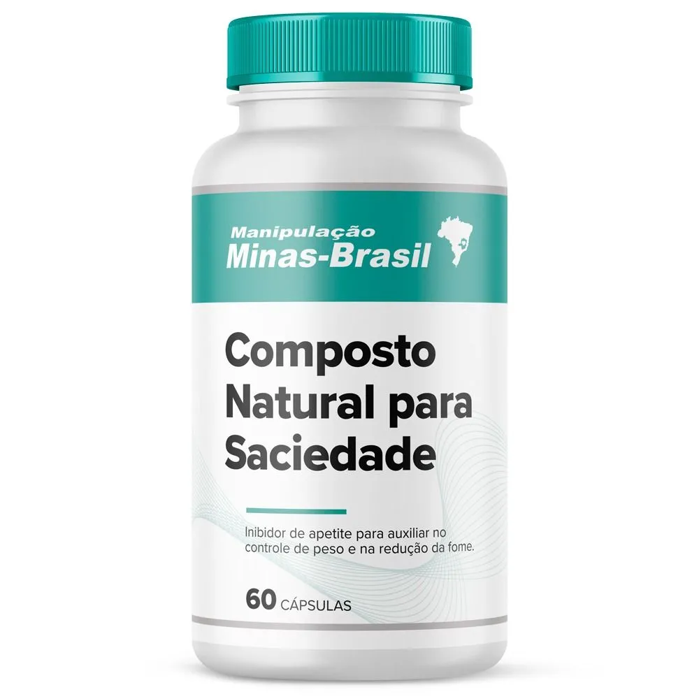 Composto Natural Para Saciedade 60 Cápsulas