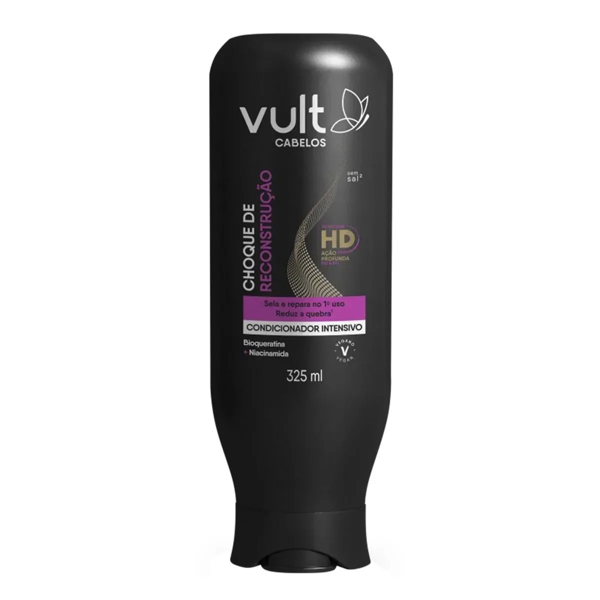 Condicionador Intensivo Choque de Reconstrução Com 325ml Vult Cabelos