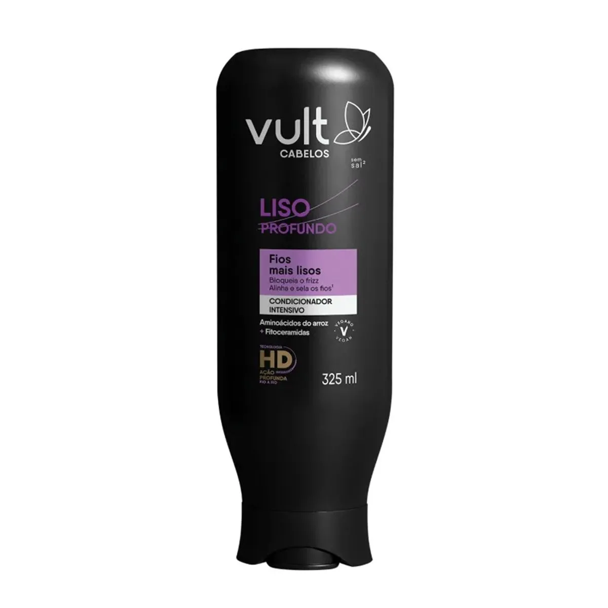 Condicionador Intensivo Liso Profundo Com 325ml Vult Cabelos