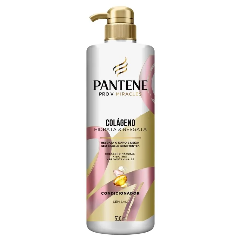 Condicionador Pantene Colágeno Hidrata & Resgata 510ml