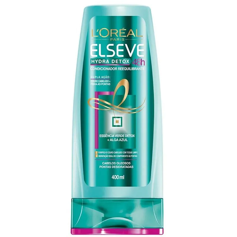 Condicionador Reequilibrante Elseve Hydra-Detox 400ml L'Oréal Paris