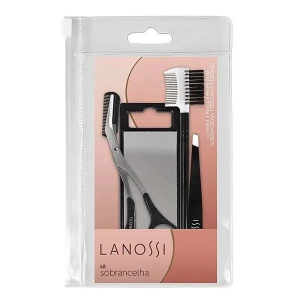 Conjunto Lanossi Sobrancelhas 4 Unidades