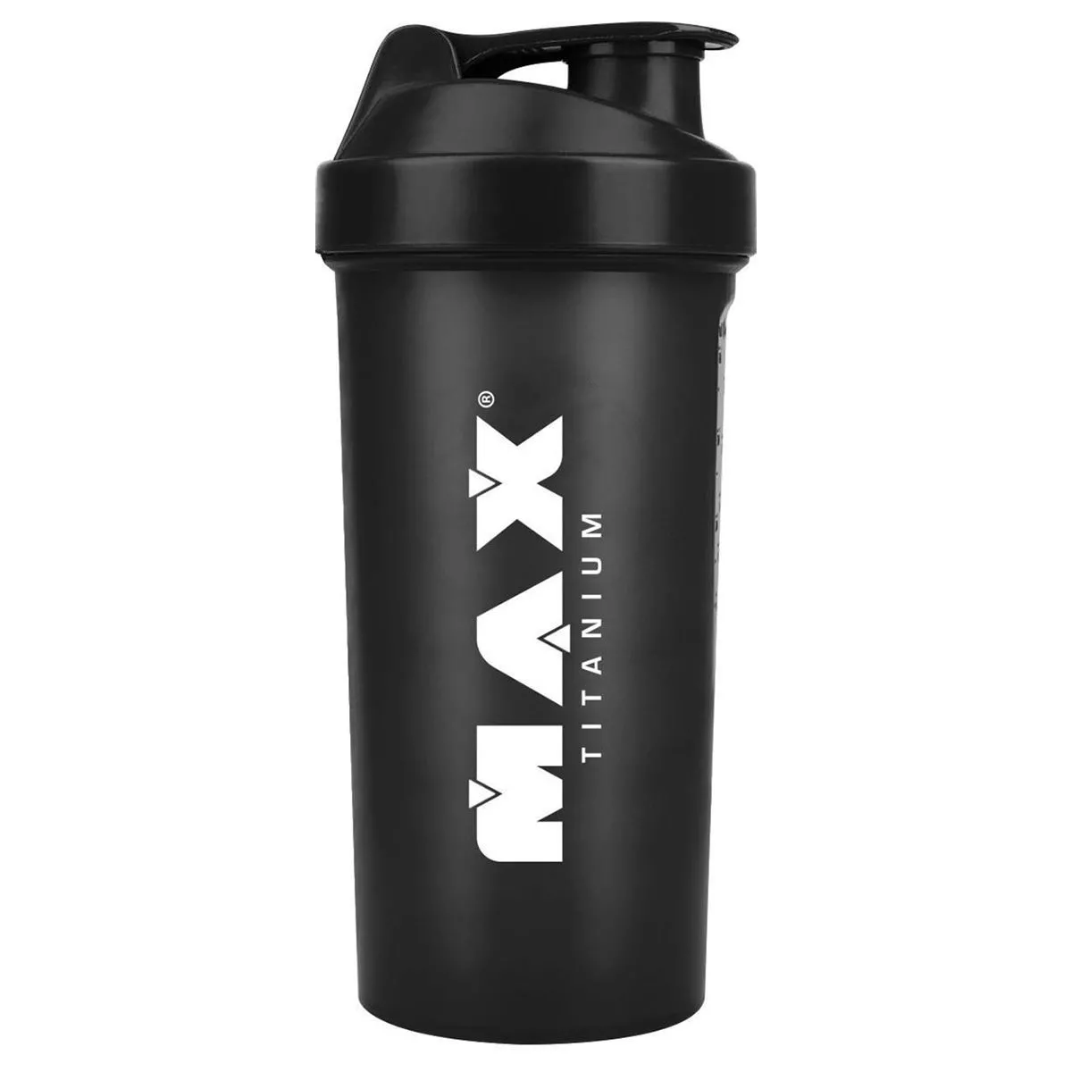 Coqueteleira Preta 700ml Max Titanium