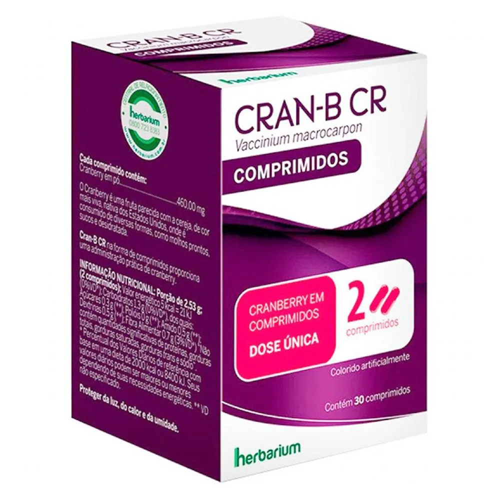 Cran-B Cr Com 30 Comprimidos