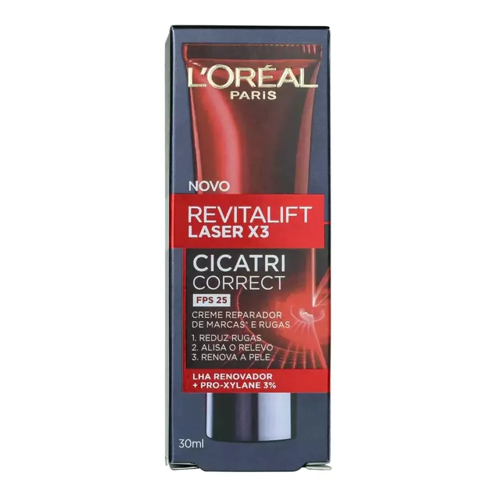 Creme Antirrugas Cicatri-Correct Revitalift Laser X3 30ml L`Oréal Paris