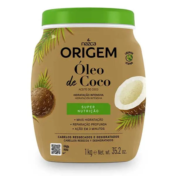 Creme Cabelo Origem 1kg Óleo de Coco