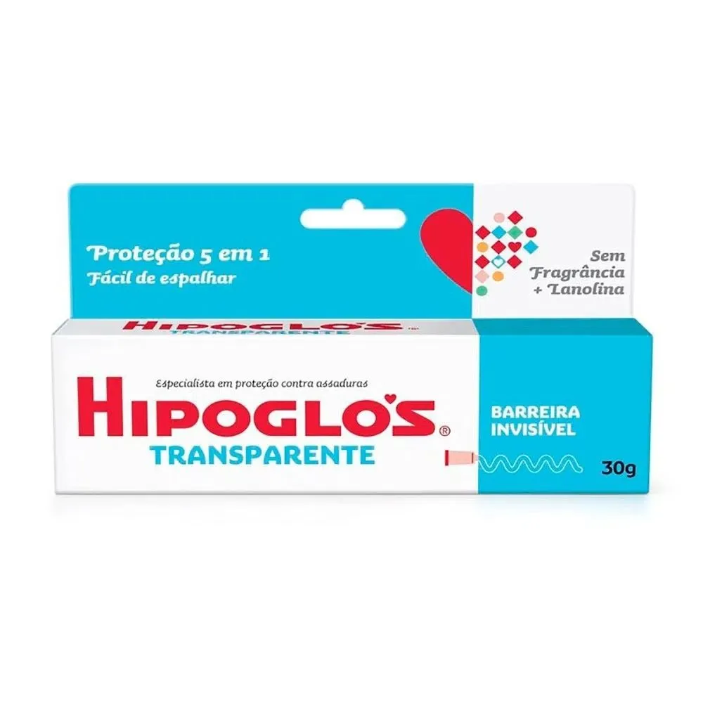 Creme contra Assaduras Hipoglos Transparente 30g