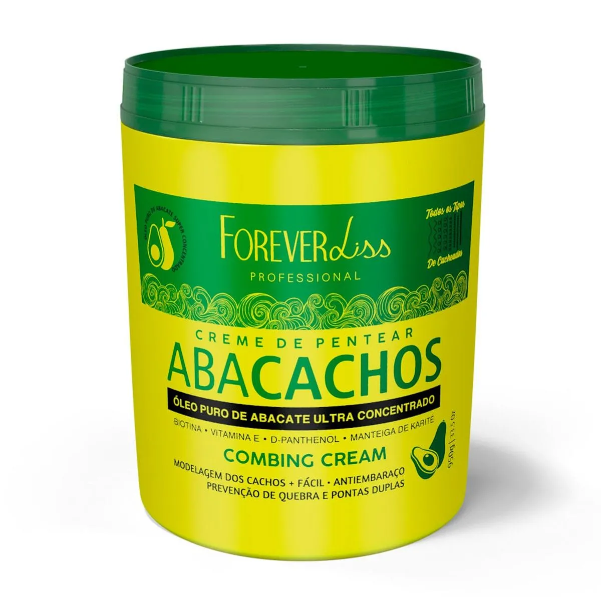 Creme de Pentear Abacachos Combing Cream 950g Forever Liss