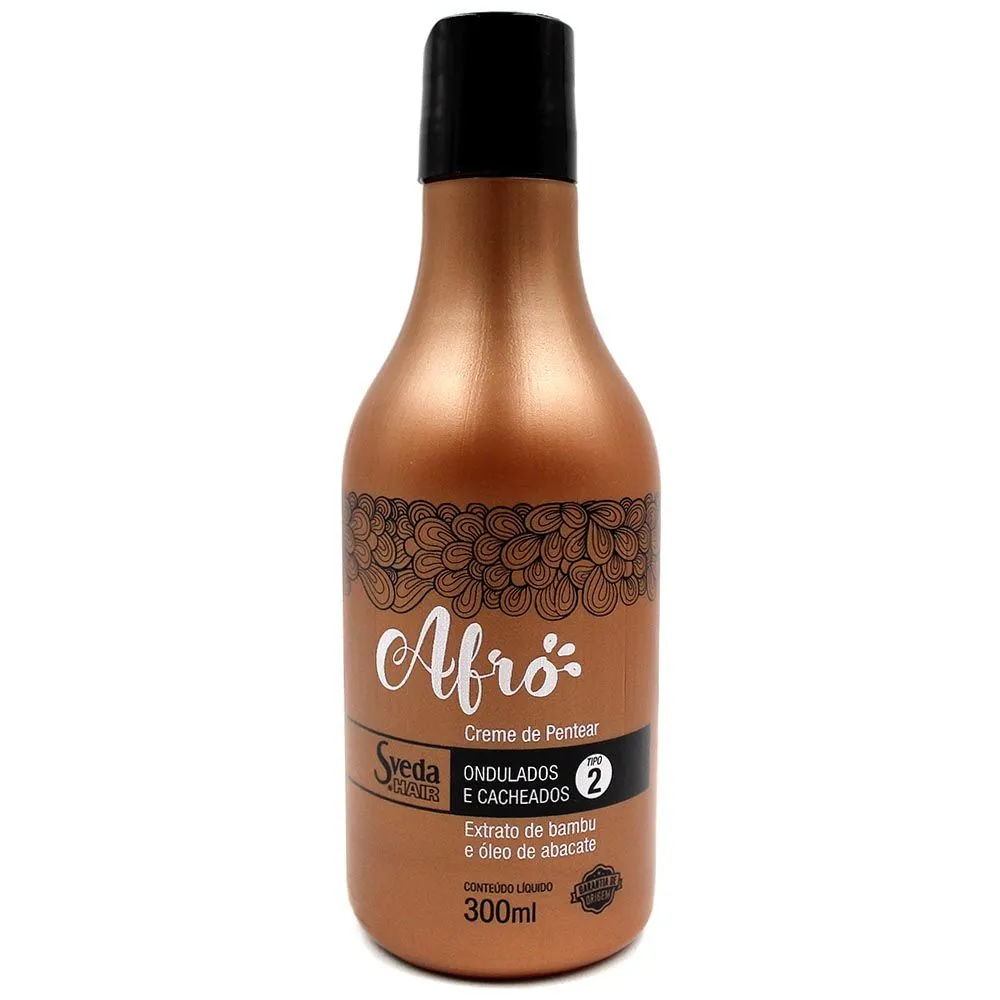 Creme de Pentear Afro Ondulados 300ml Sveda Hair