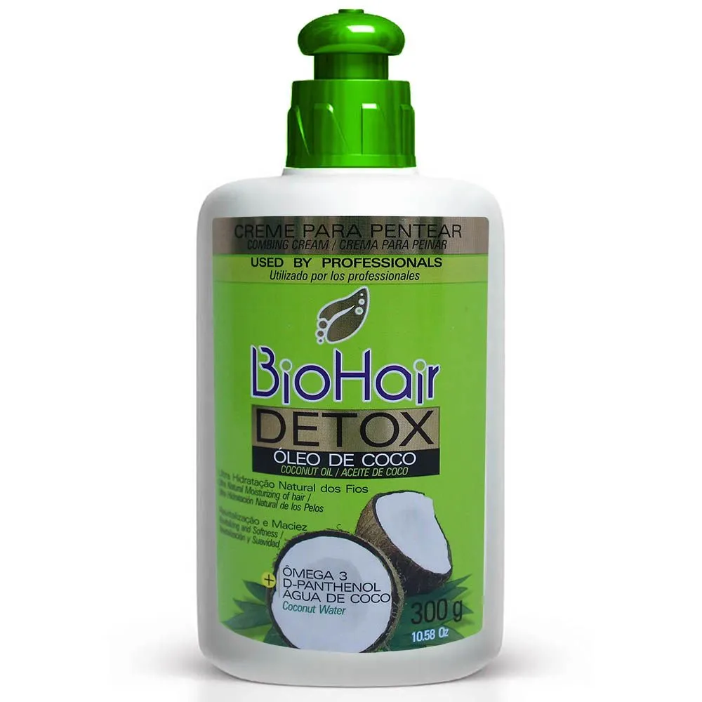 Creme de Pentear Biohair Detox de Coco 300ml
