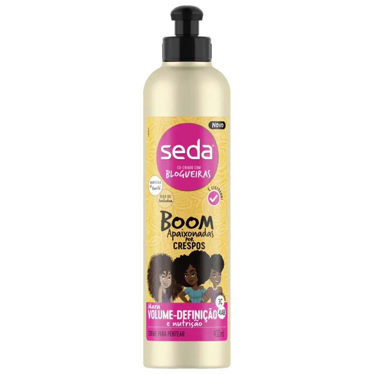 Creme de Pentear Boom Apaixonadas por Crespos 400ml Seda