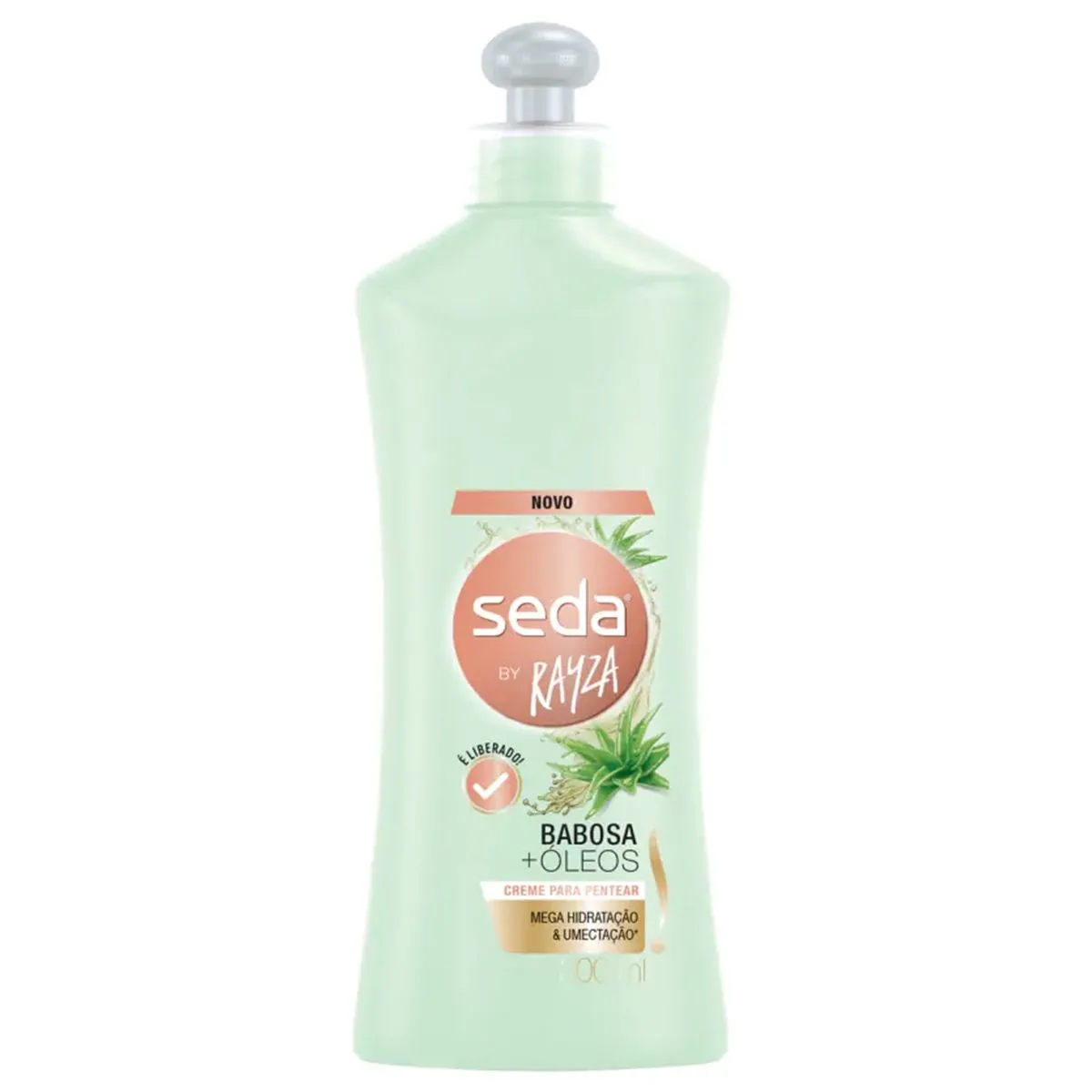 Creme de Pentear By Rayza Babosa e Óleos 300ml Seda