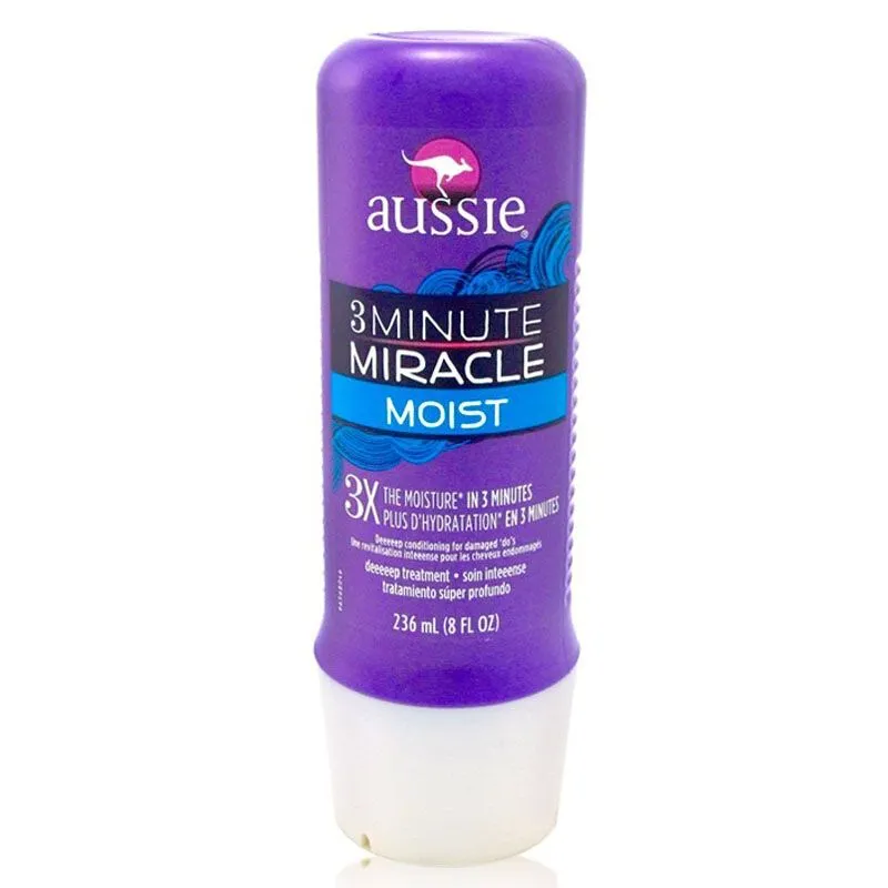Creme de Tratamento Aussie Moist 3 Minutos 236ml