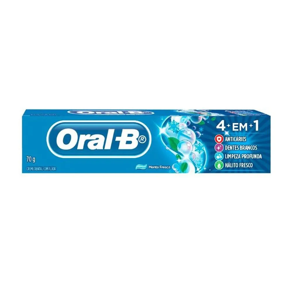 Creme Dental 4 Em 1 Oral-B 70G