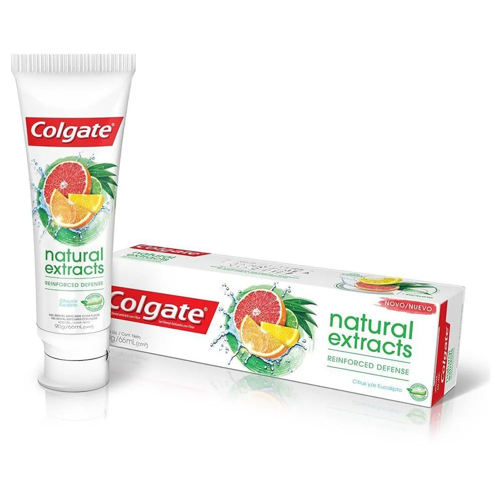 Creme Dental Colgate Natural Extracts Reinforced Defense 90G