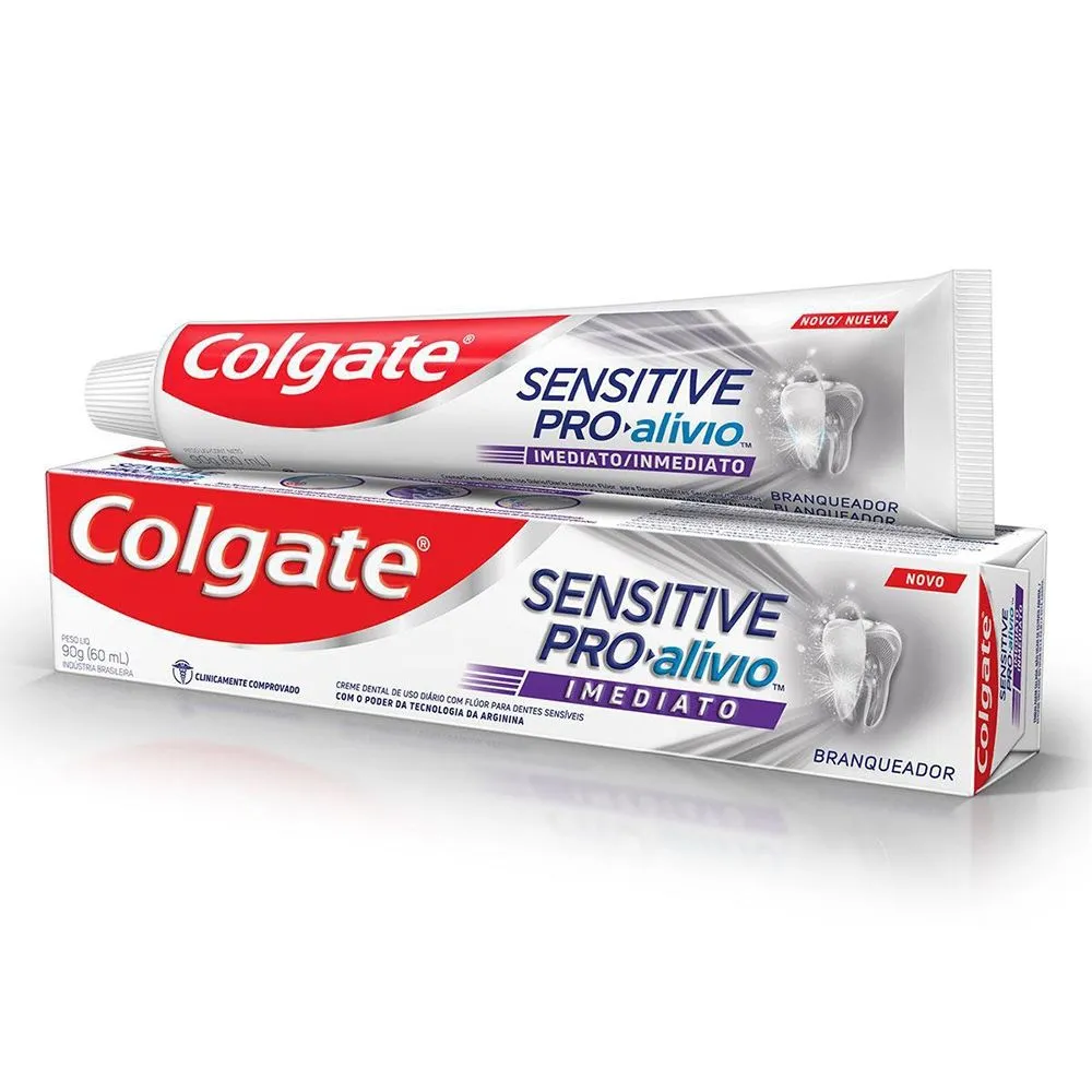 Creme Dental Colgate Sensitive Pro-Alívio Imediato Branqueador 90g
