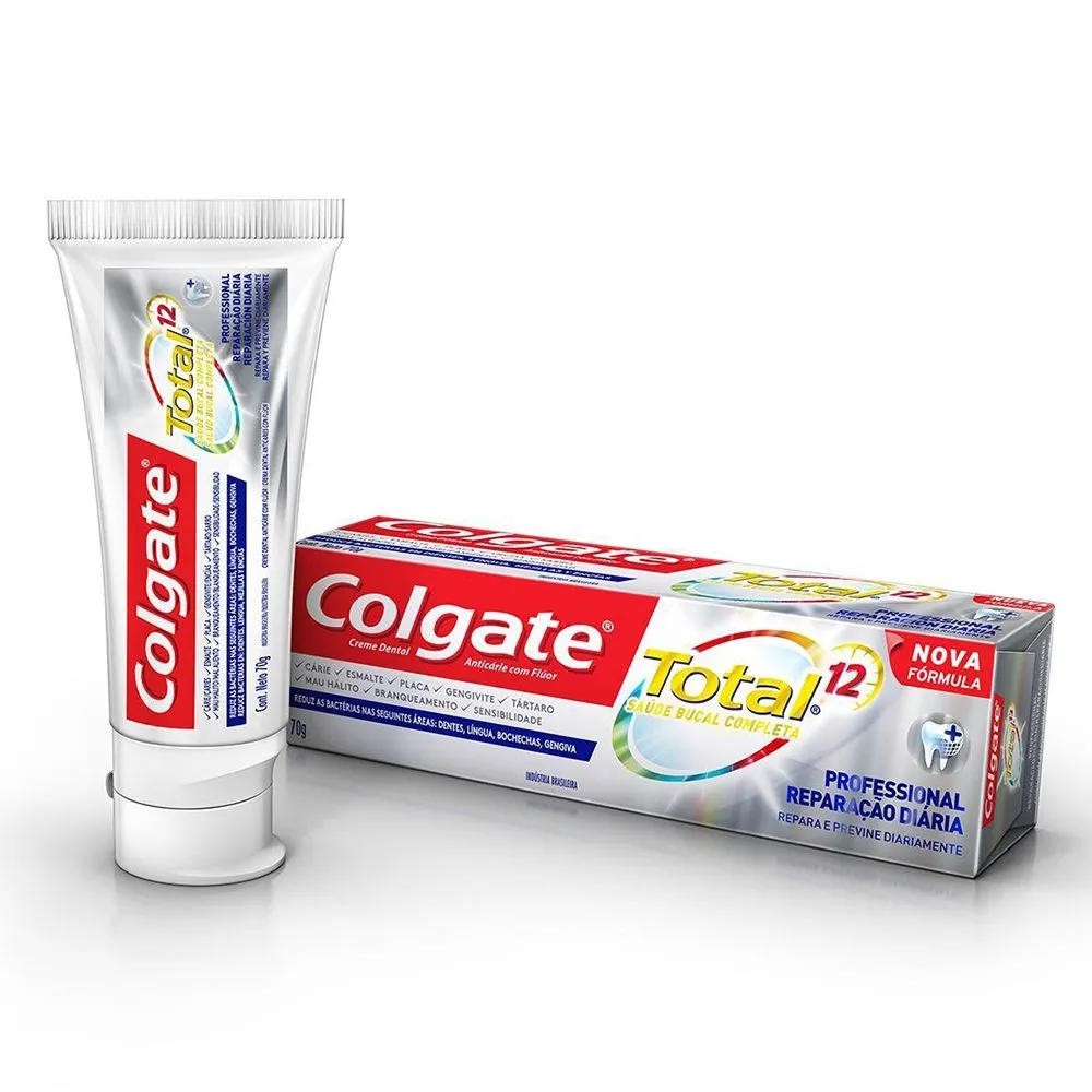 Creme Dental Colgate Total 12 Professional Reparação Diária 70g