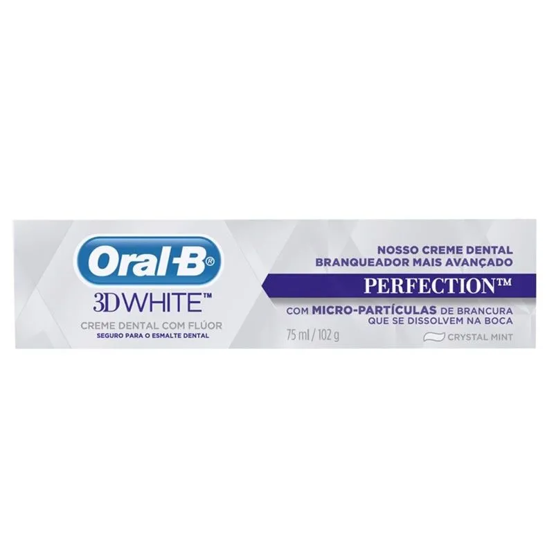 Creme Dental Oral-B 3D White Perfection 102G
