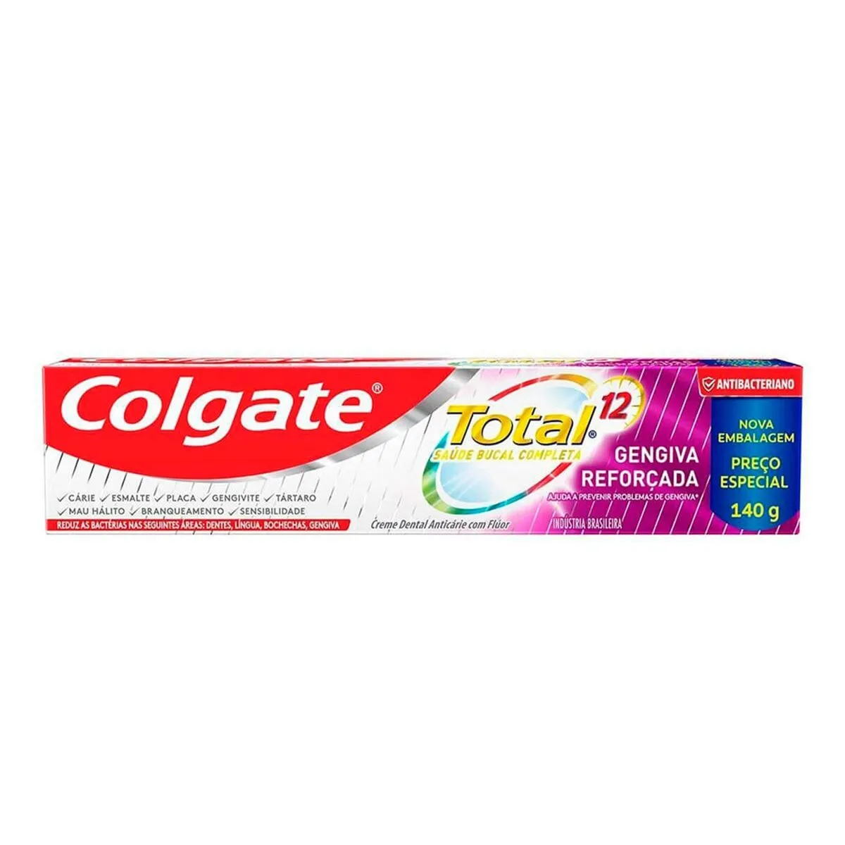 Creme Dental Total 12 Gengiva Reforçada 140g Colgate