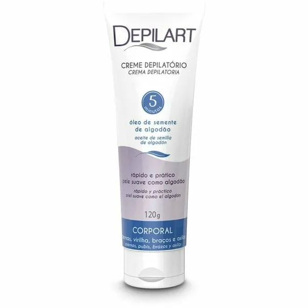 Depilador Depilart Creme Facial 30g Óleo Semente De Algodão