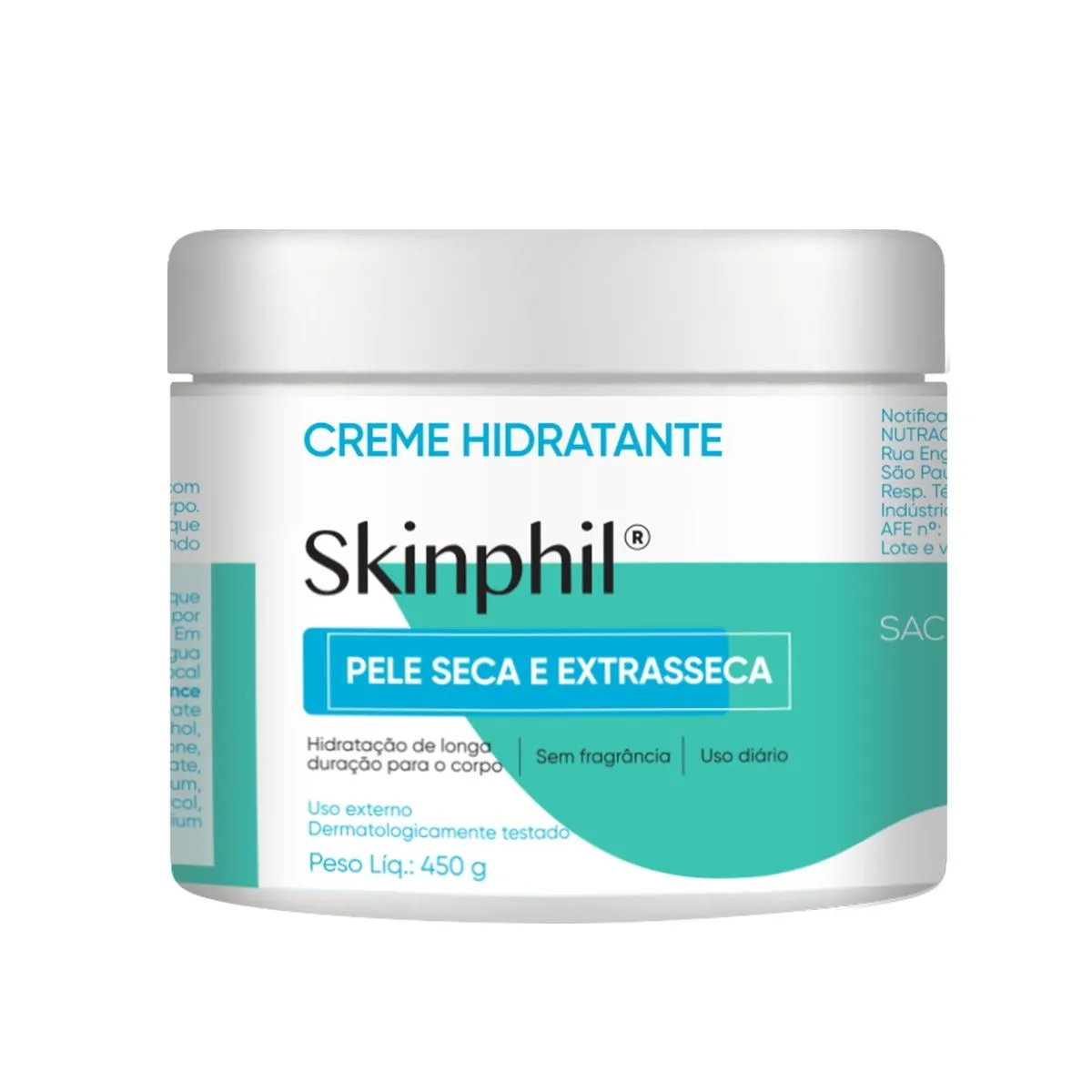 Creme Hidratante Corporal Skinphil 450g