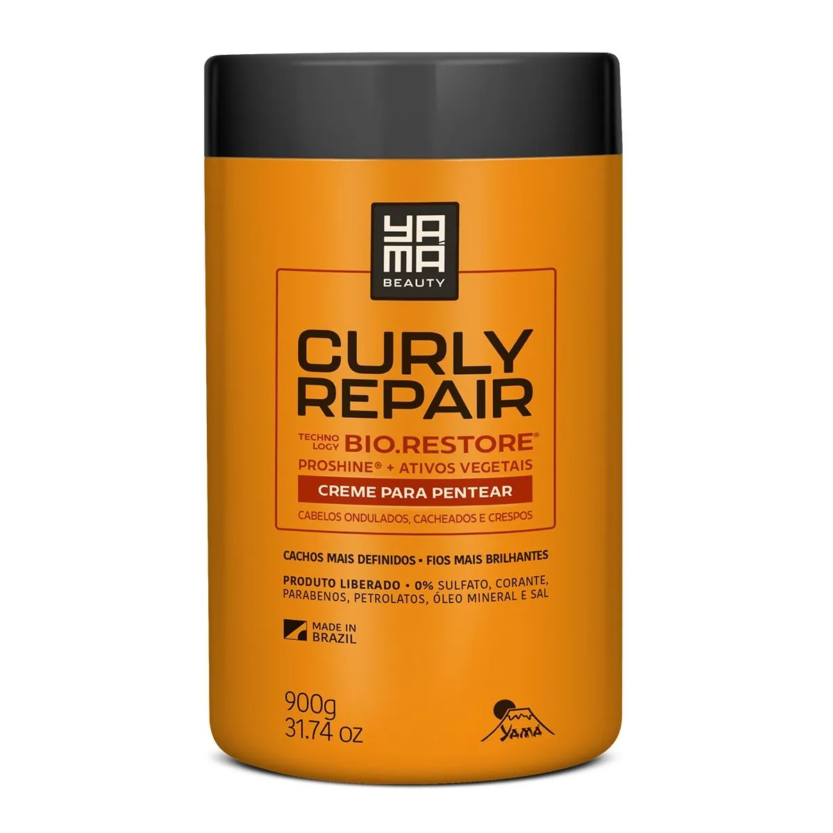 Creme Para Pentear Curly Repair Com 900G Yamá