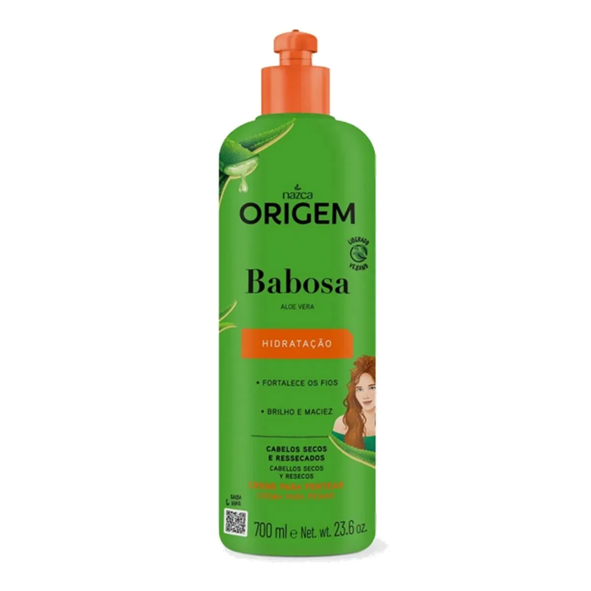 Creme Para Pentear Origem Babosa Hidratação 700Ml Nazca