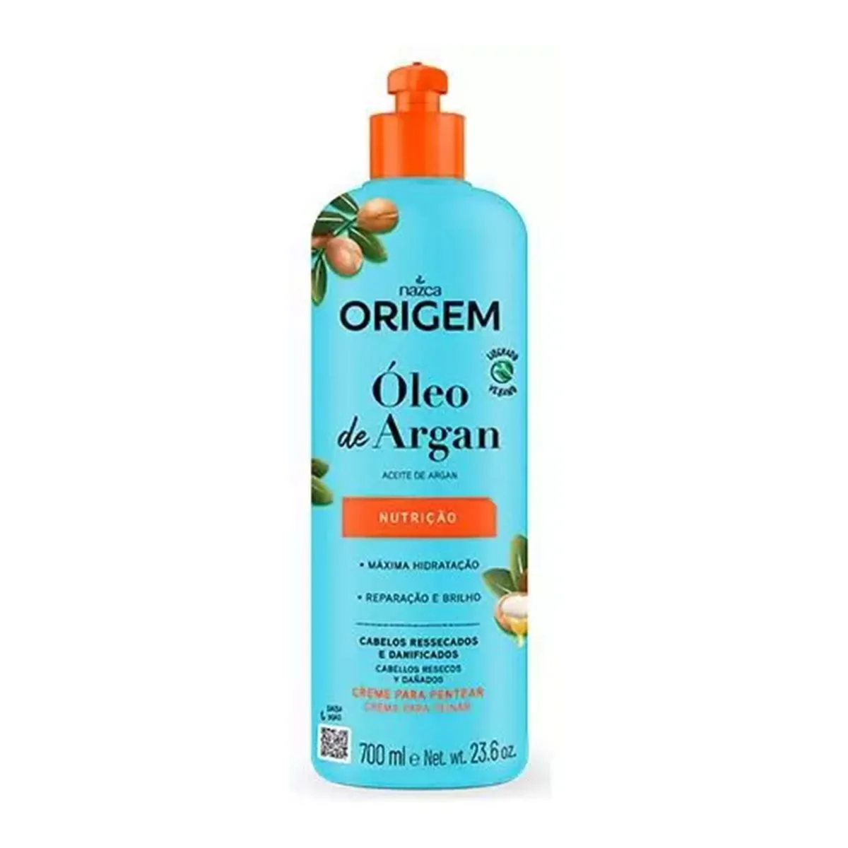 Creme Para Pentear Origem Óleo de Argan Nutrição 700Ml Nazca